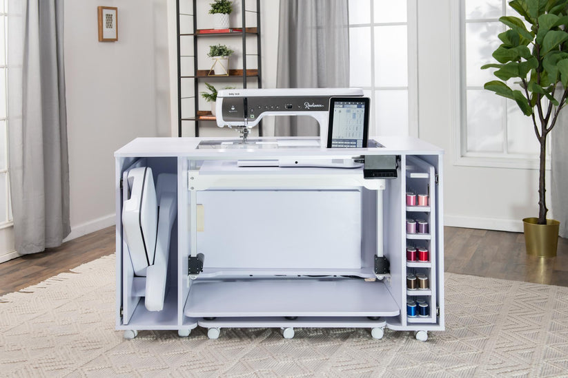 Embroidery Table - Sewing Room Organization | Koala Studios
