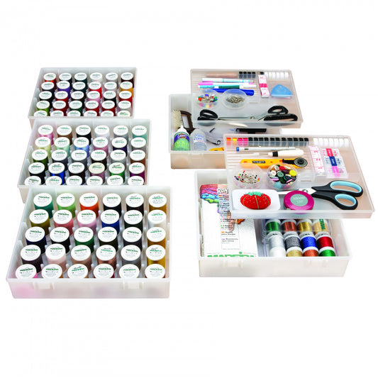 Thread and Notions Storage Boxes (Set of 5)
